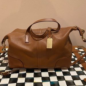 Leather Coach bag